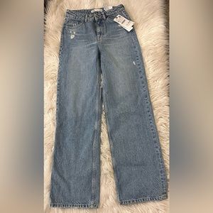 Zara Mid Rise straight Jean US size 2 NWT